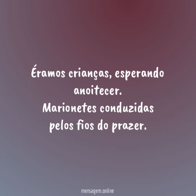 Éramos crianças
