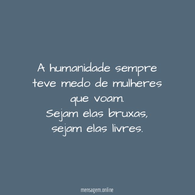 A humanidade sempre teve medo de mulheres que voam