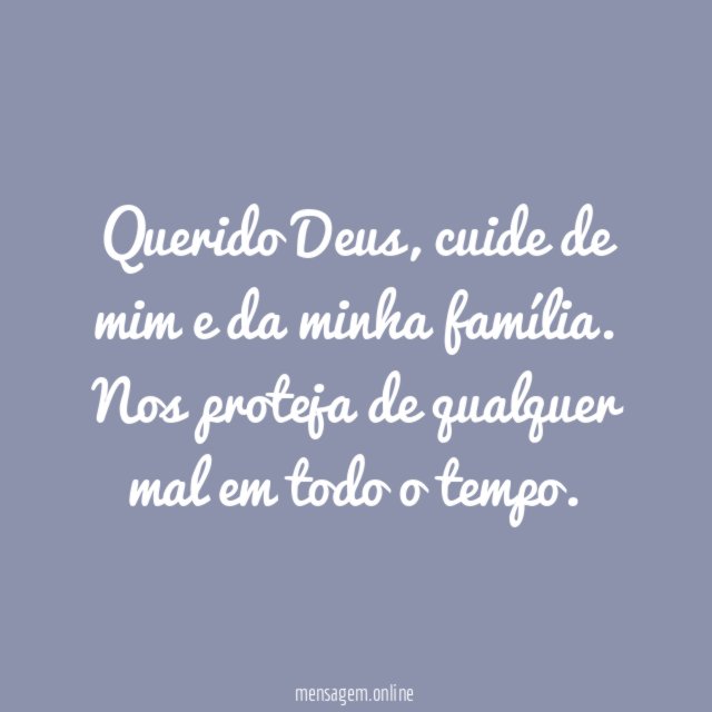 Querido Deus