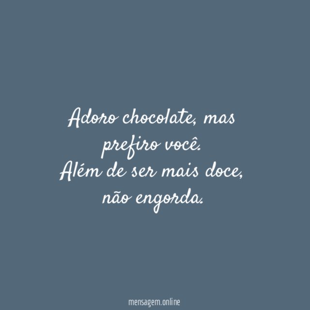 Adoro chocolate