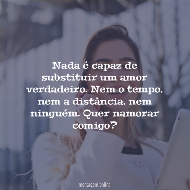 Nada é capaz de substituir um amor verdadeiro