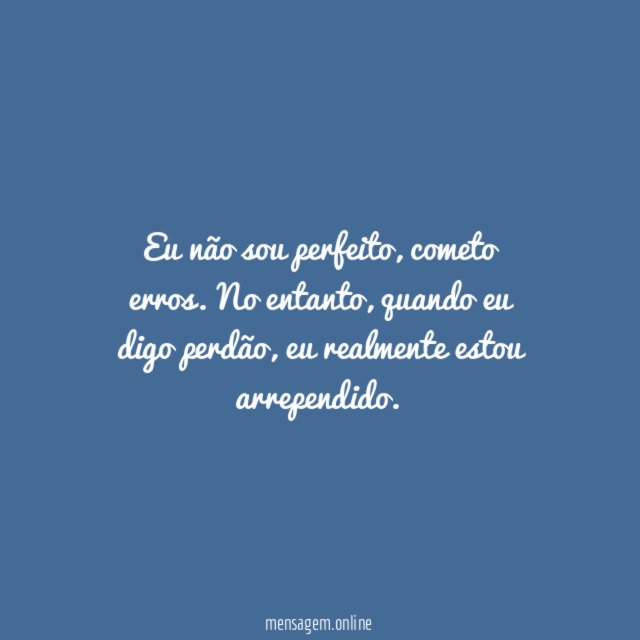 Eu não sou perfeito