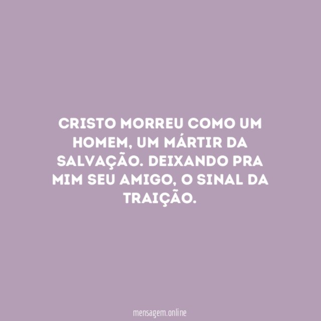 Cristo morreu como um homem