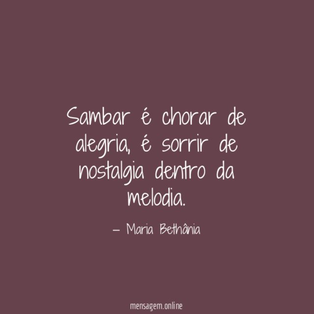Sambar é chorar de alegria