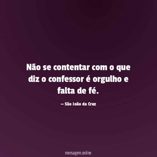 Não se contentar com o que diz