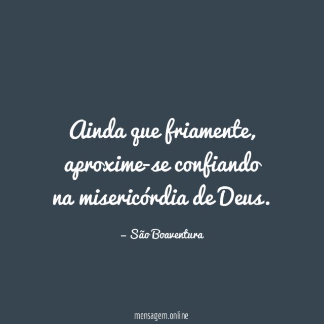 Ainda que friamente