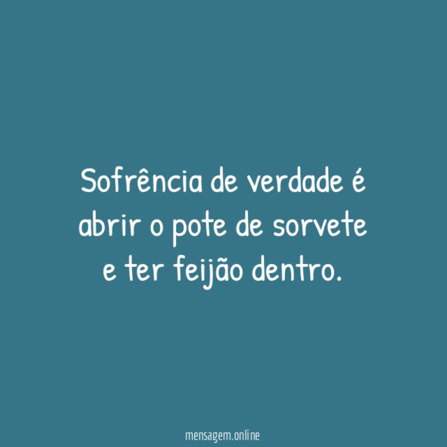 Sofrência de verdade é abrir o pote de