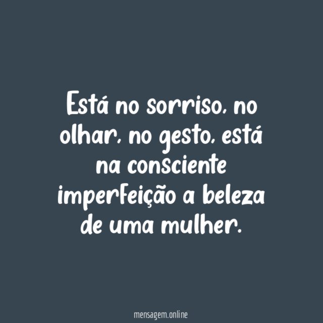 Está no sorriso