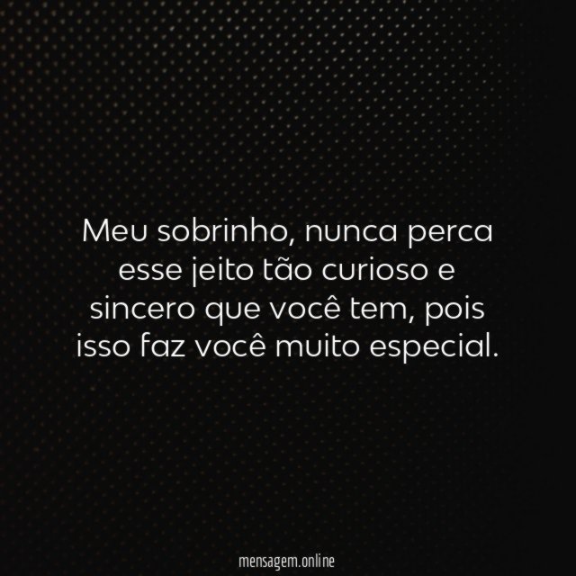 Meu sobrinho