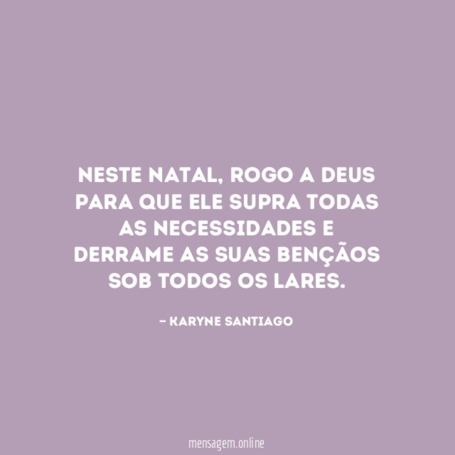 Neste Natal