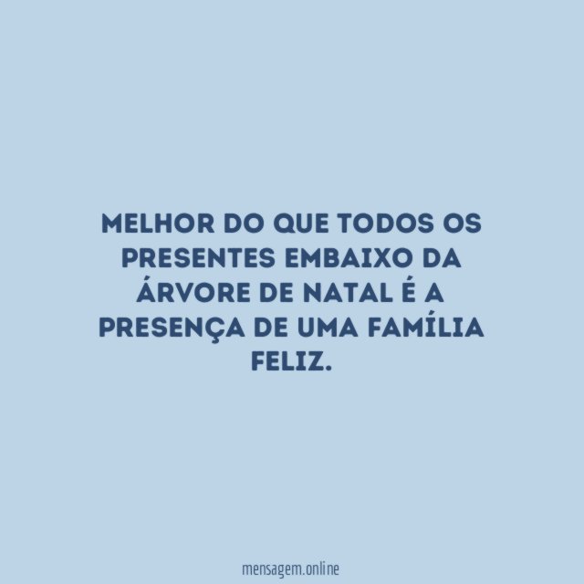 Melhor do que todos os presentes embaixo da