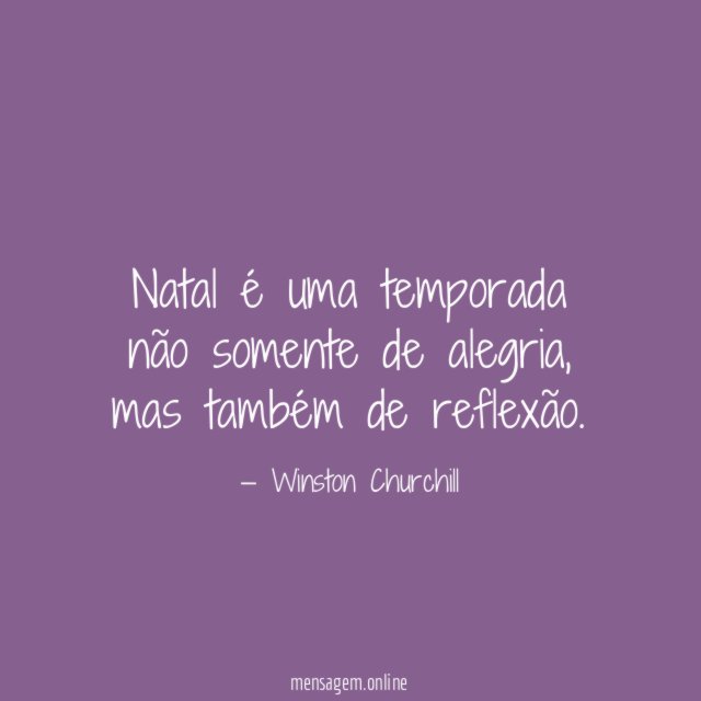 Natal é uma temporada não somente de alegria