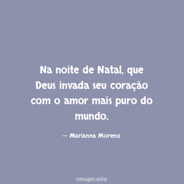 Na noite de Natal