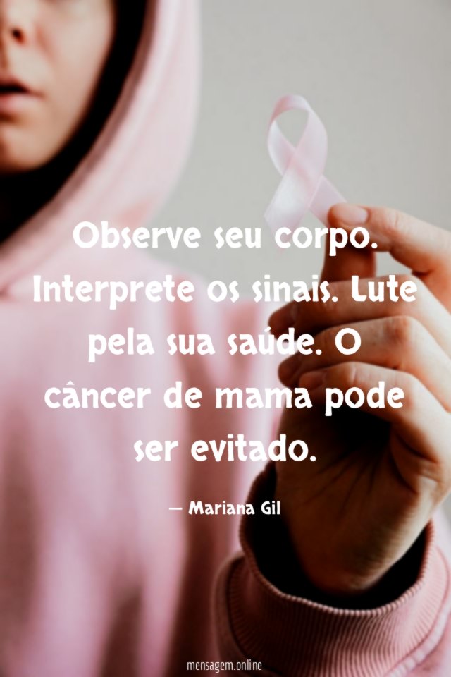 Observe seu corpo