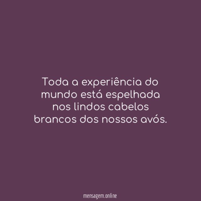 Toda a experiência do mundo está espelhada nos