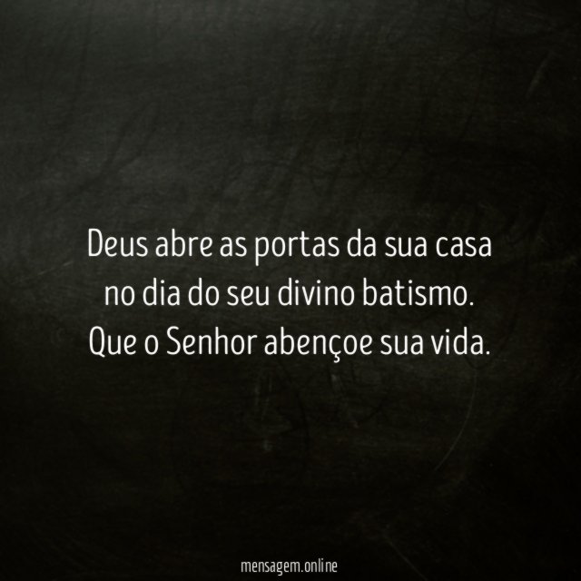 Deus abre as portas da sua casa no