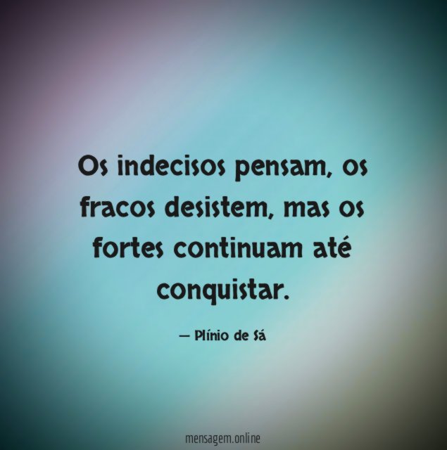 Os indecisos pensam