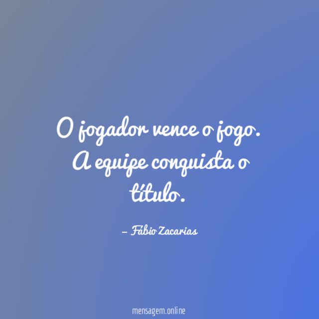 O jogador vence o jogo