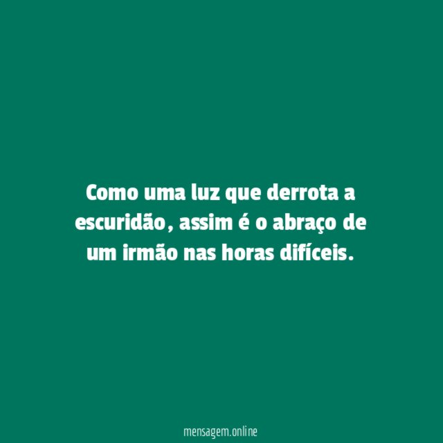 Como uma luz que derrota a escuridão