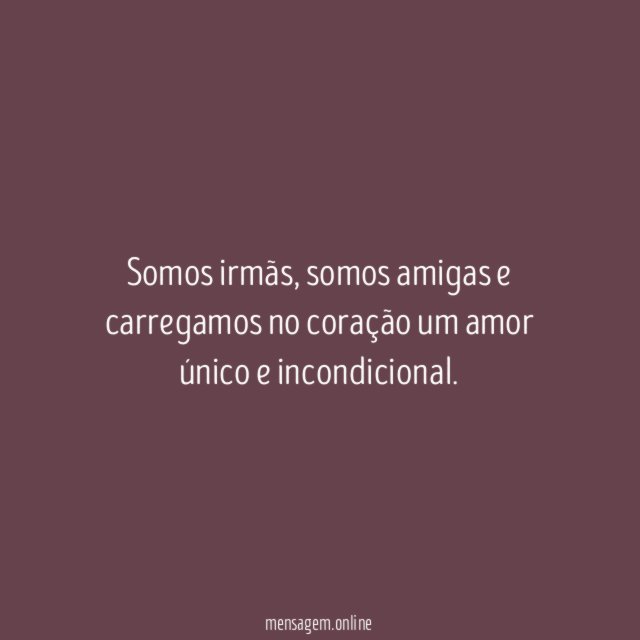 Somos irmãs