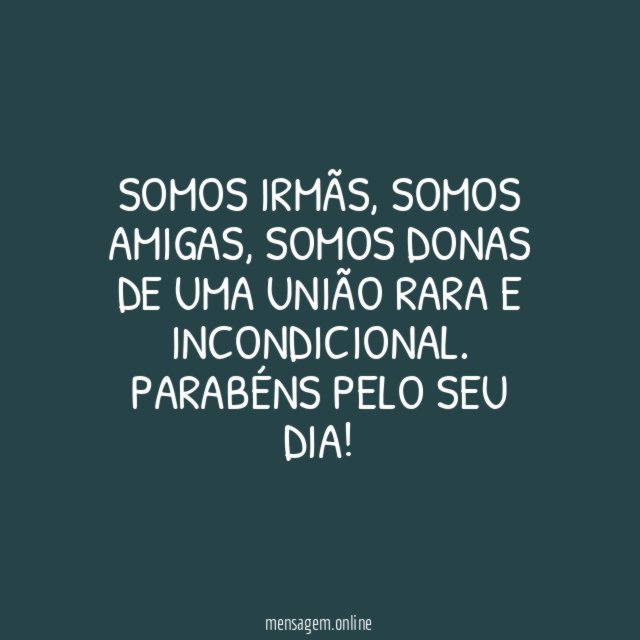 Somos irmãs