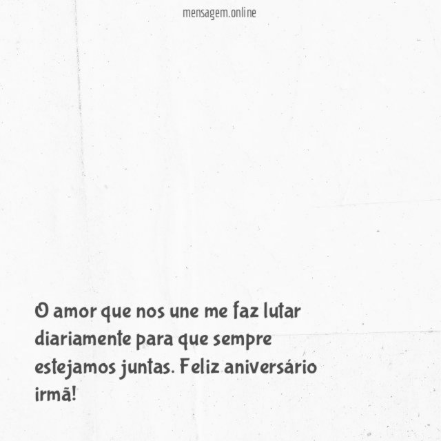 O amor que nos une me faz lutar