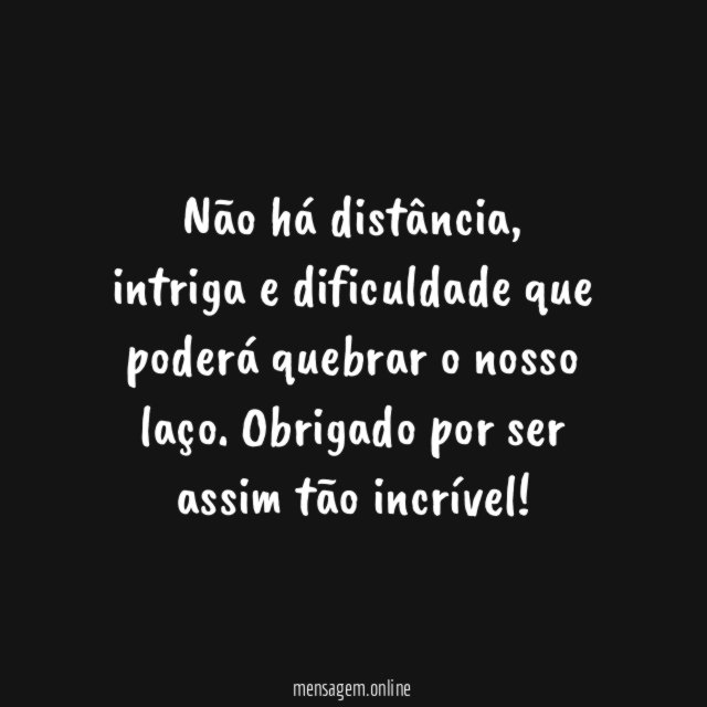 Não há distância