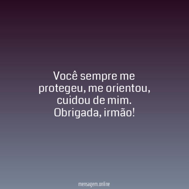 Você sempre me protegeu