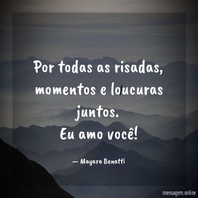 Por todas as risadas