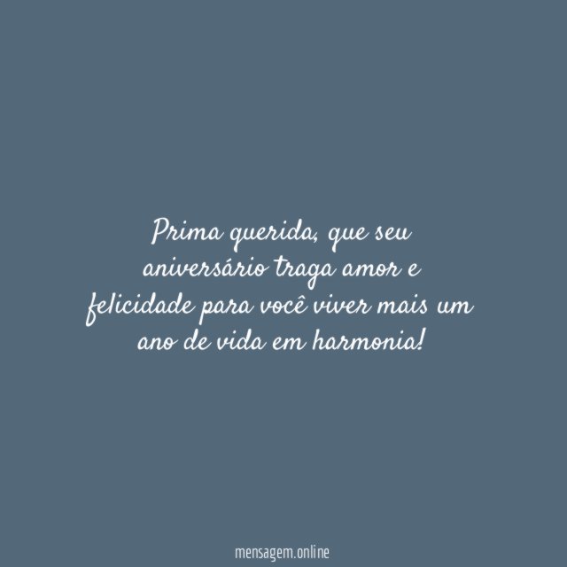 Prima querida