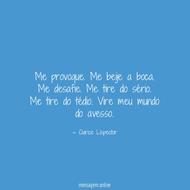 Me provoque