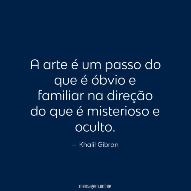 A arte é um passo do que é
