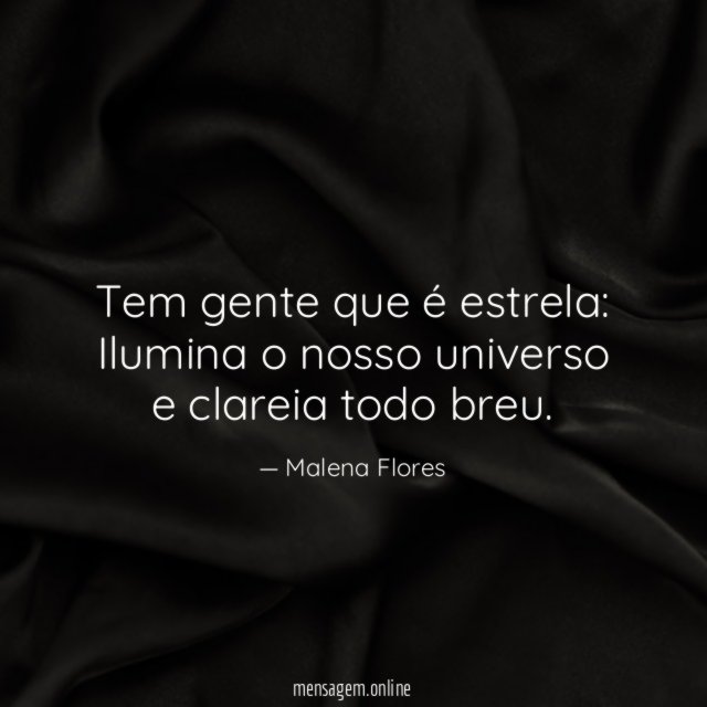 Tem gente que é estrela