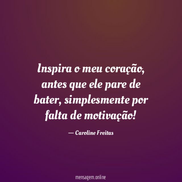 Inspira o meu coração