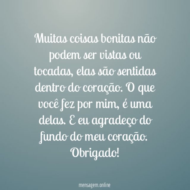 Muitas coisas bonitas