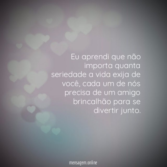 Amigo brincalhão