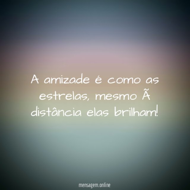 Amizade como as estrelas