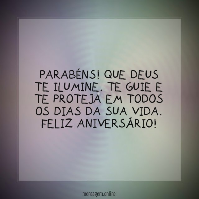 Parabéns para você!