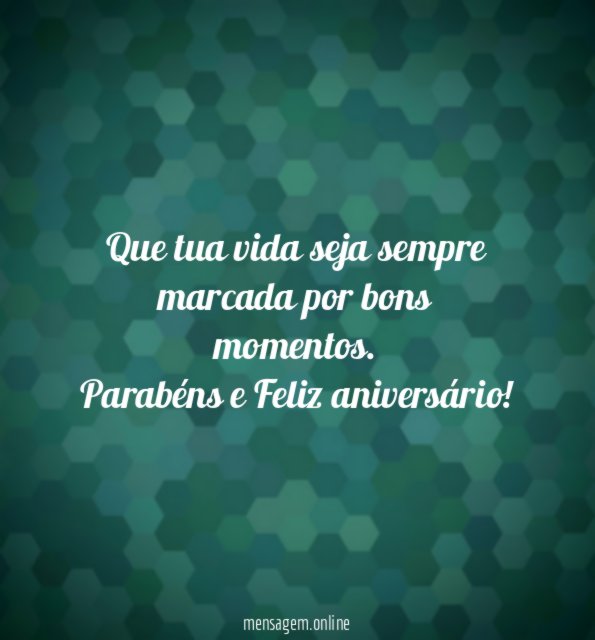 Parabéns e Feliz aniversário!