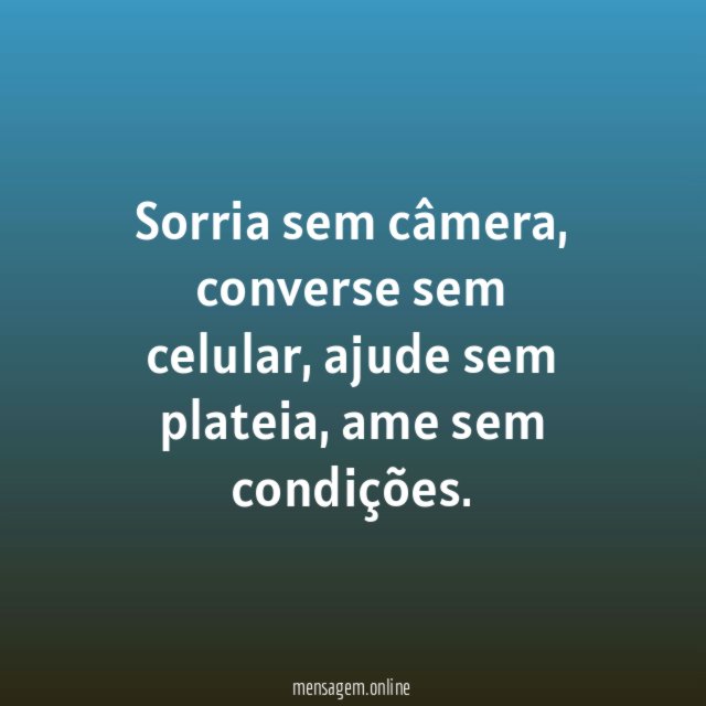 Sorria sem câmera