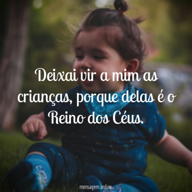 Deixai vir a mim as crianças