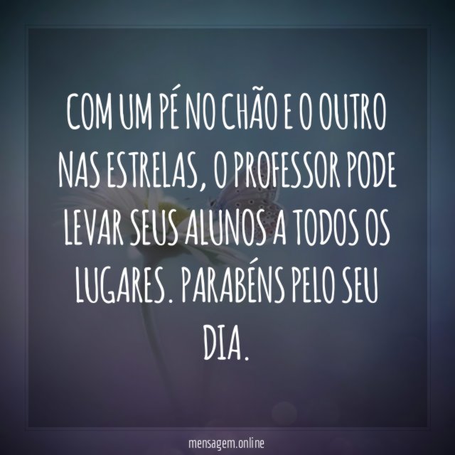 Um pé no chão, outro nas estrelas