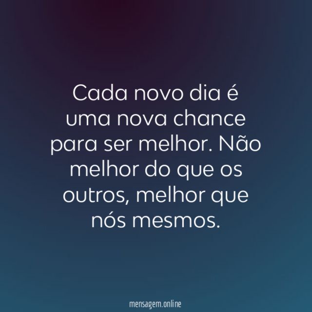 Cada novo dia