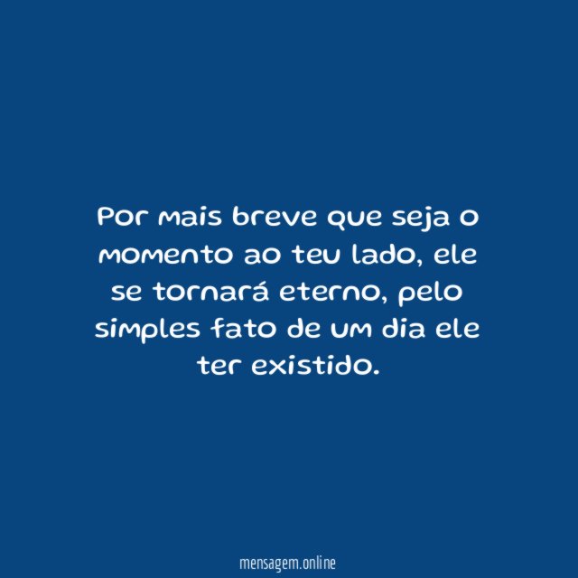 Por mais breve