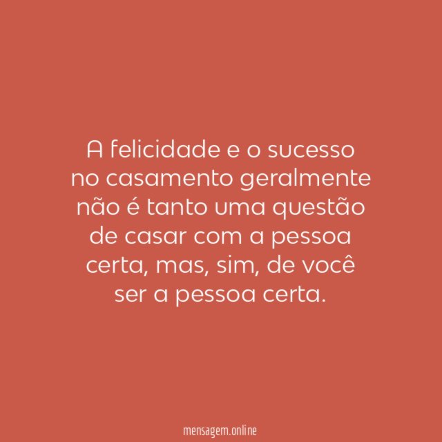 A felicidade e o sucesso