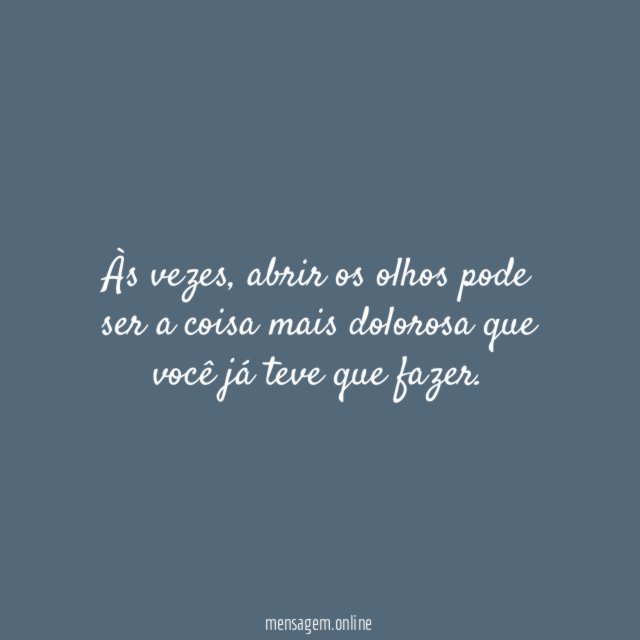 Abrir os olhos