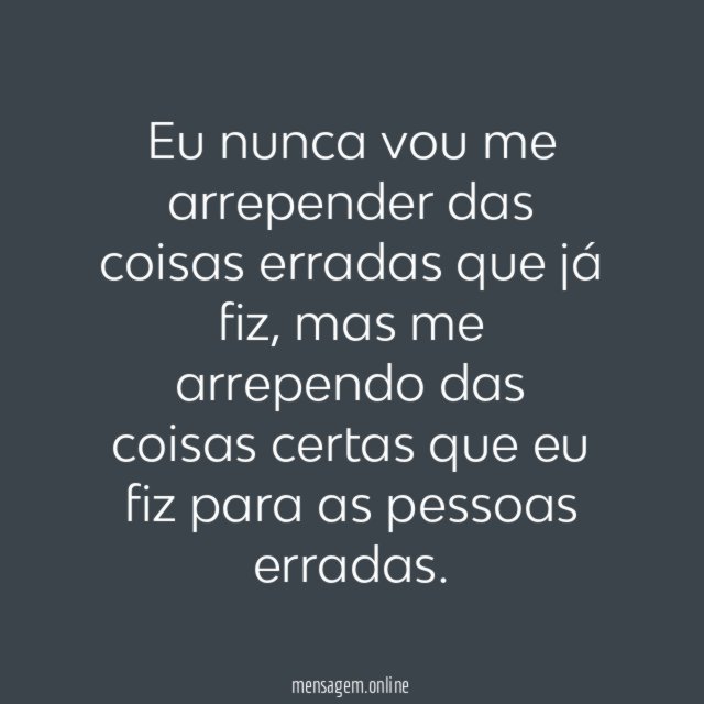 Eu nunca vou