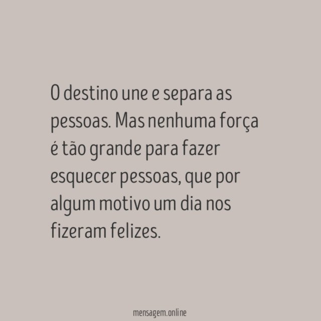 O destino