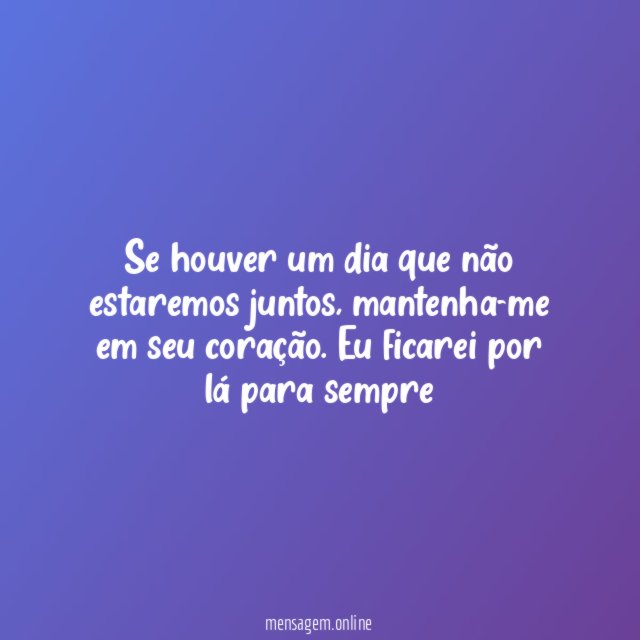 Se houver um dia