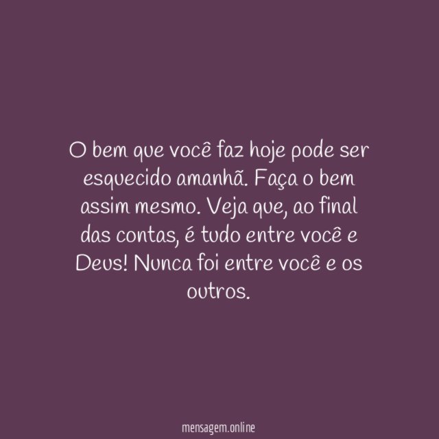Você e Deus